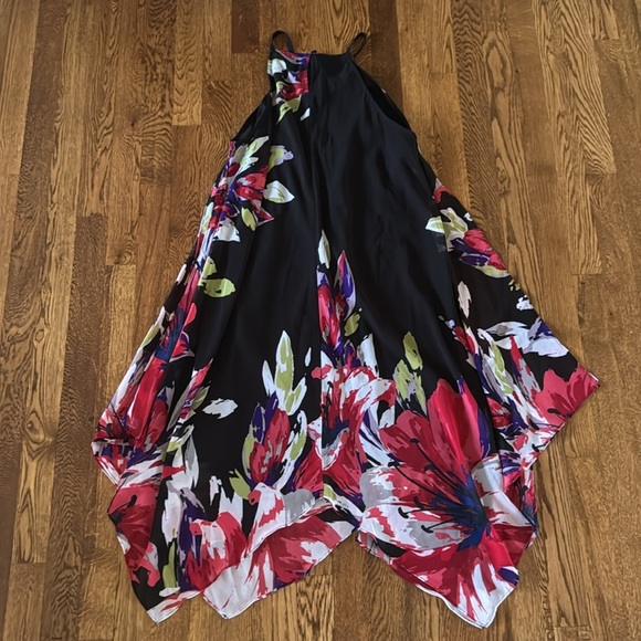 INC International Concepts Women’s Floral Halter Maxi Dress Size 12 - Picture 4 of 7